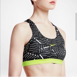 Nike Neon Performance Sports Bra